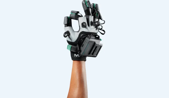 MANUS motion capture glove used for robot teleoperation